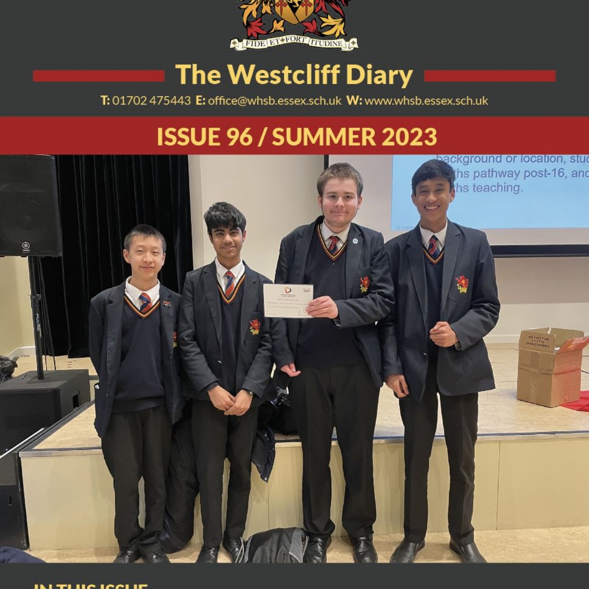 Westcliff High School for Boys The Westcliff Diary Summer Term Edition